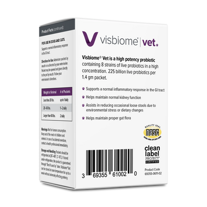 Vet Advanced GI Care Probiotic for Dogs & Cats, 225B CFU, 30 ct