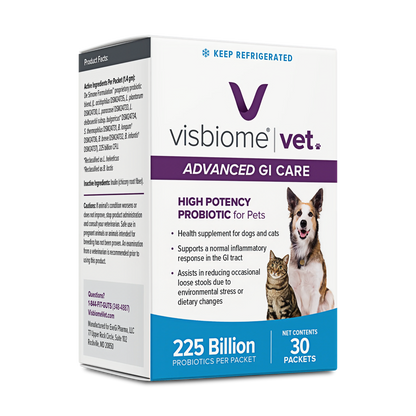 Vet Advanced GI Care Probiotic for Dogs & Cats, 225B CFU, 30 ct