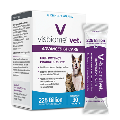 Vet Advanced GI Care Probiotic for Dogs & Cats, 225B CFU, 30 ct