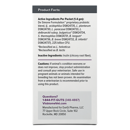 Vet Advanced GI Care Probiotic for Dogs & Cats, 225B CFU, 30 ct